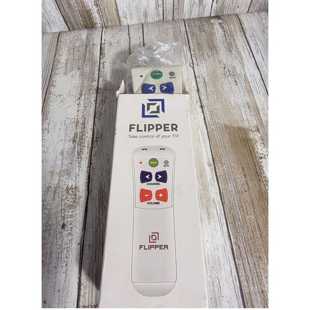 Flipper Big Button Universal Remote Control for TV / Cable White Senior Friendly - Picture 3 of 4